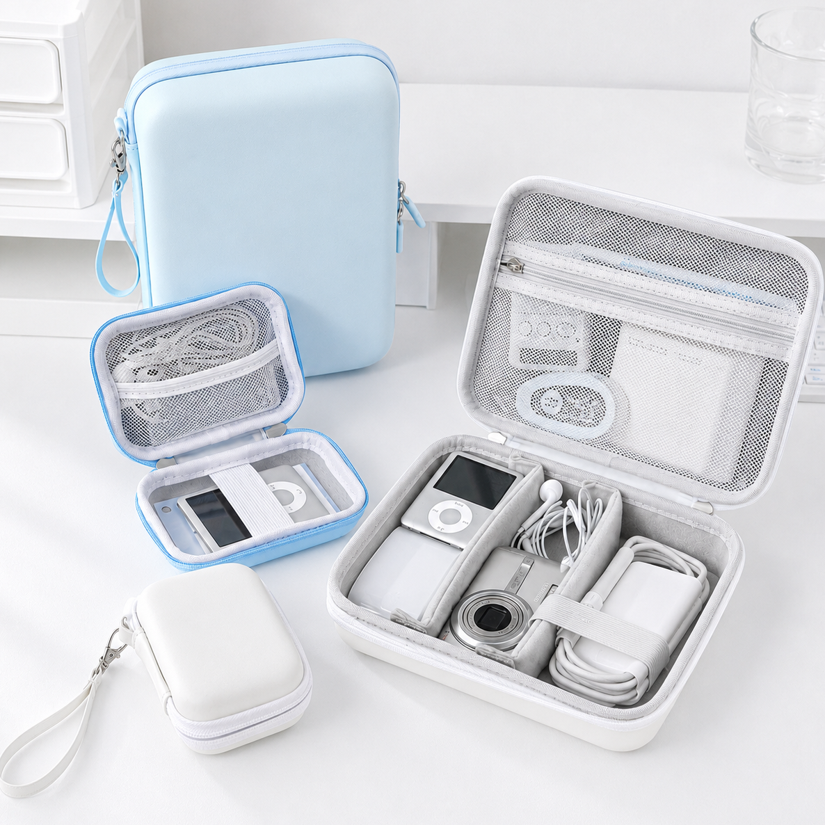 Planwith Multihold Shockproof EVA Hard Shell Storage Case