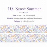 Floral Dreams Synthetic Washi Tape Set