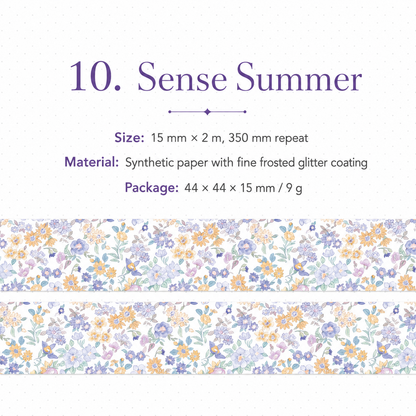 Floral Dreams Synthetic Washi Tape Set