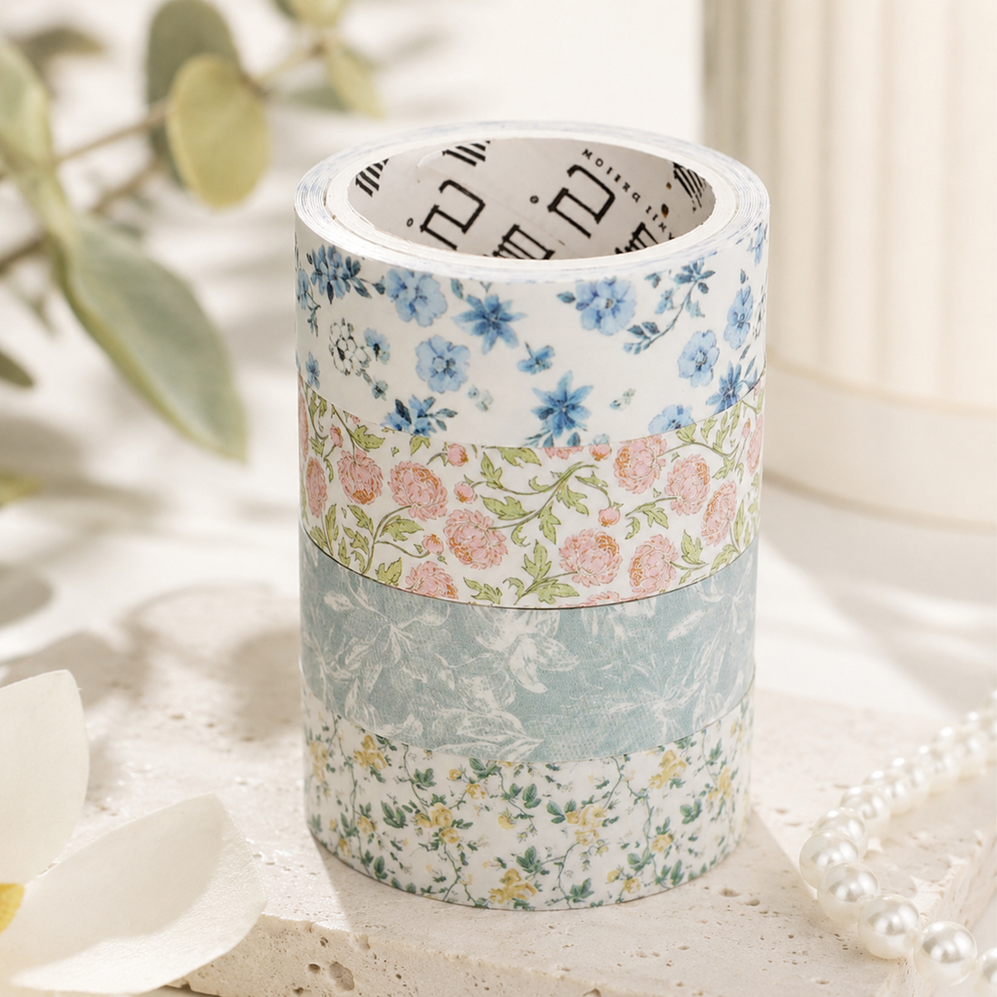 Floral Dreams Synthetic Washi Tape Set