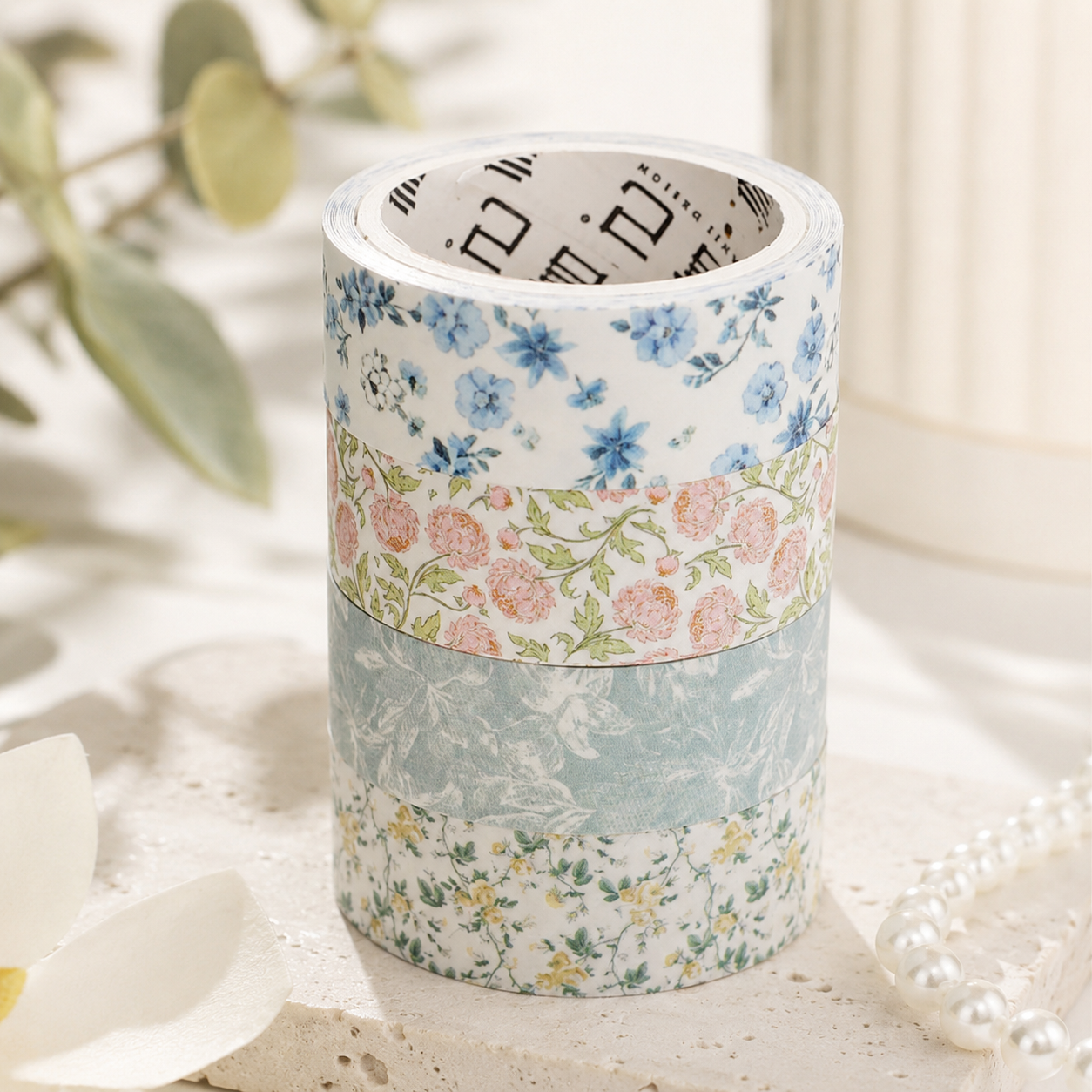Floral Dreams Synthetic Washi Tape Set
