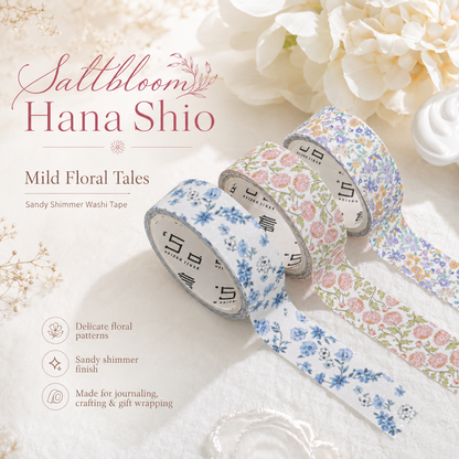 Floral Dreams Synthetic Washi Tape Set