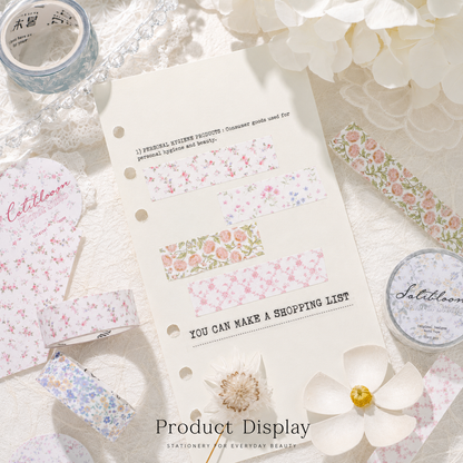 Floral Dreams Synthetic Washi Tape Set