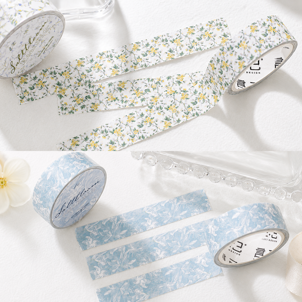 Floral Dreams Synthetic Washi Tape Set