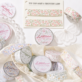 Floral Dreams Synthetic Washi Tape Set