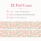 Floral Dreams Synthetic Washi Tape Set