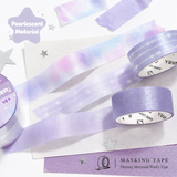 Soft Candy Diary Pearlescent Washi Tape Set (3 Rolls)