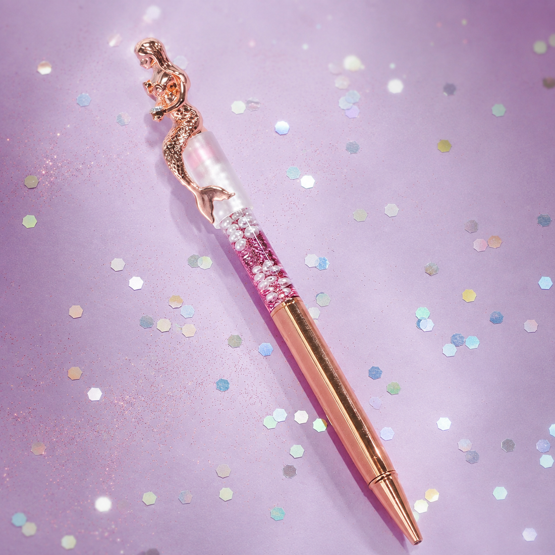 Mermaid Magic Liquid Glitter Journal & Gel Pen Gift Set
