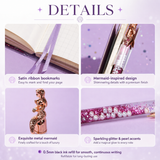 Mermaid Magic Liquid Glitter Journal & Gel Pen Gift Set