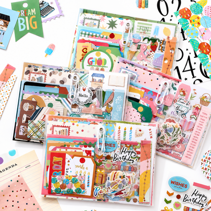 SIMNO Scrapbook Journal Kit (97-Piece Set)