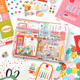 SIMNO Scrapbook Journal Kit (97-Piece Set)