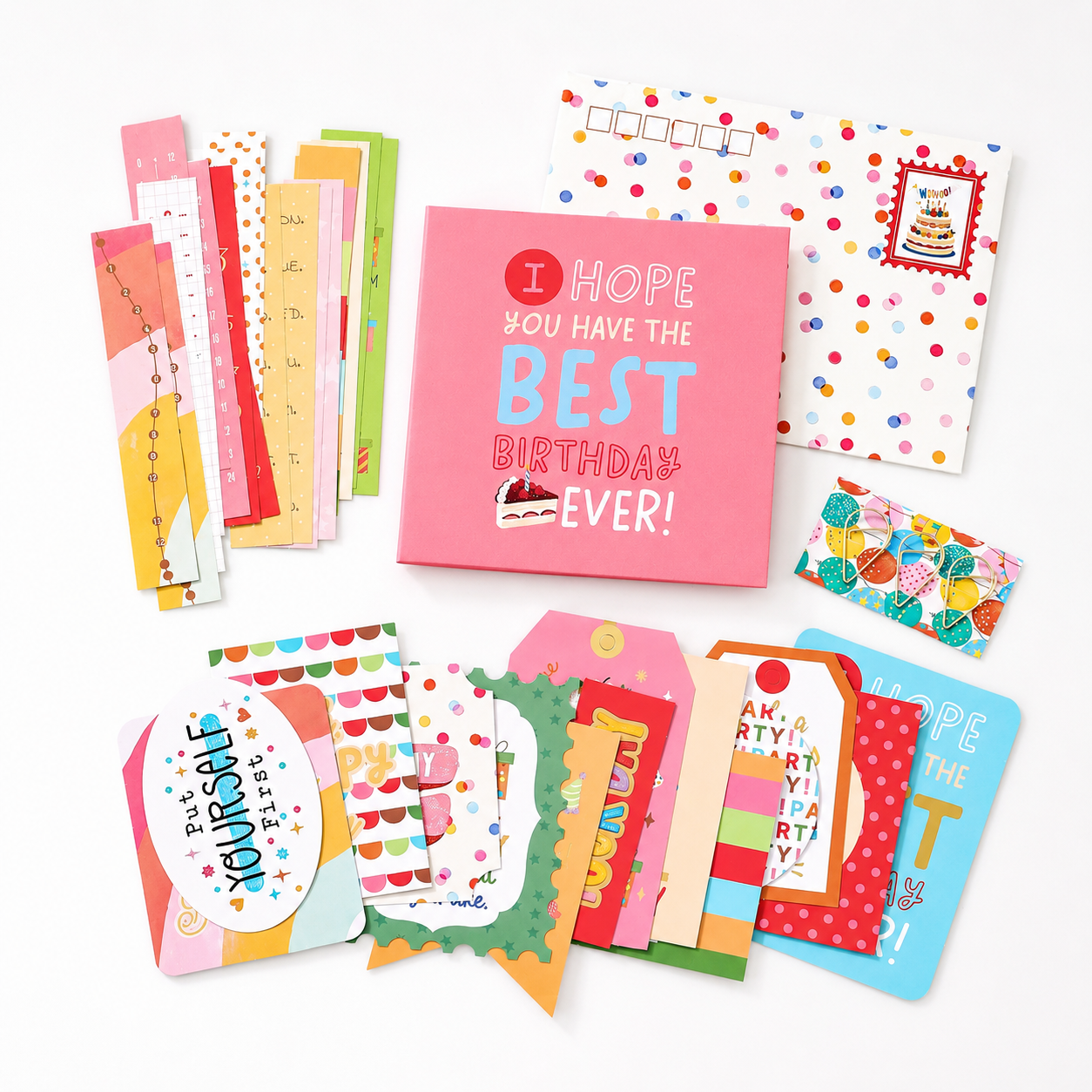 SIMNO Scrapbook Journal Kit (97-Piece Set)