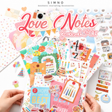SIMNO Scrapbook Journal Kit (97-Piece Set)