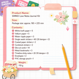SIMNO Scrapbook Journal Kit (97-Piece Set)