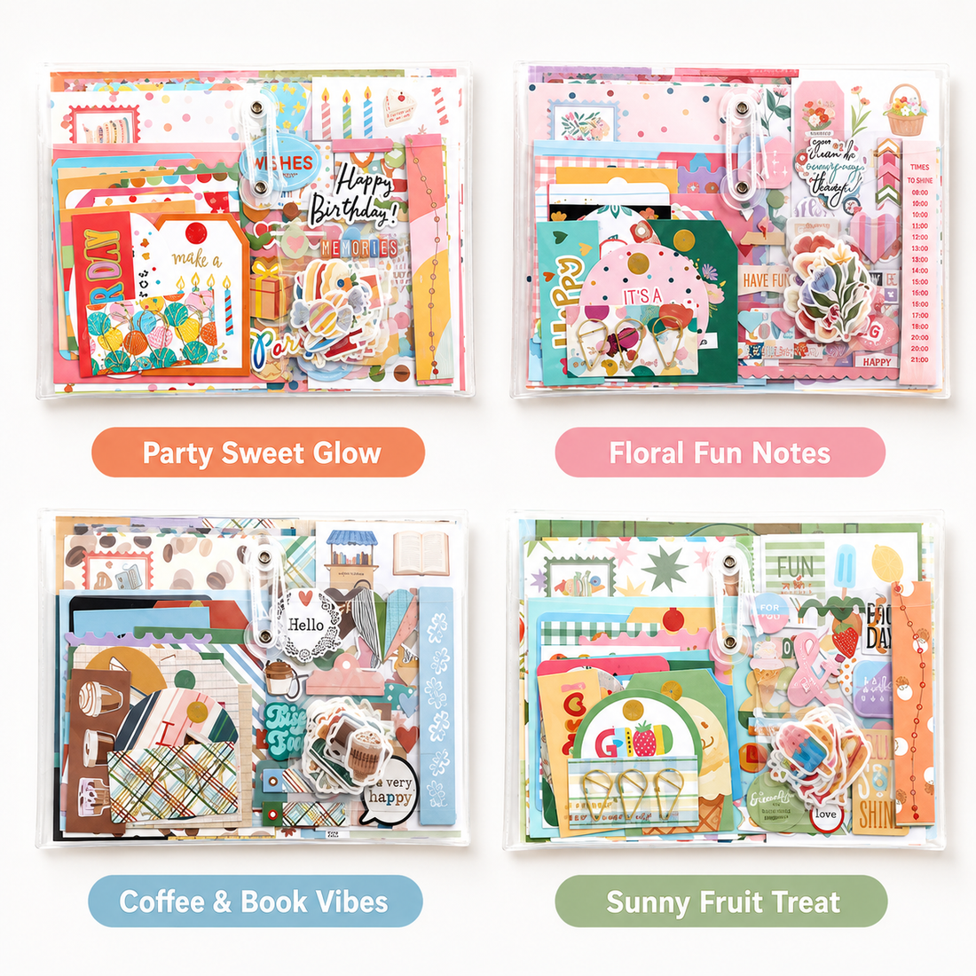 SIMNO Scrapbook Journal Kit (97-Piece Set)