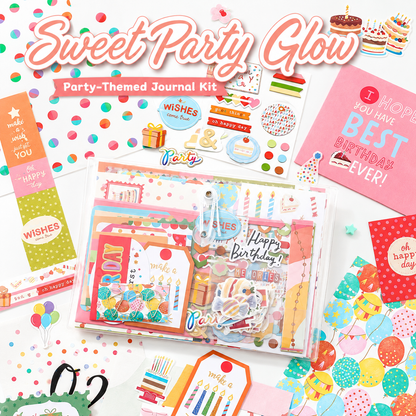 SIMNO Scrapbook Journal Kit (97-Piece Set)