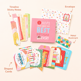 SIMNO Scrapbook Journal Kit (97-Piece Set)