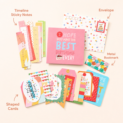 SIMNO Scrapbook Journal Kit (97-Piece Set)