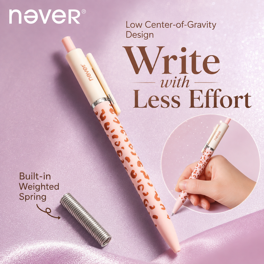 Star Marker Gel Pen Dot & Leopard Series (2 Pcs Set)