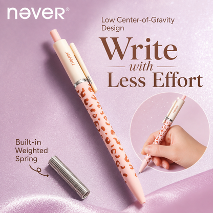 Star Marker Gel Pen Dot & Leopard Series (2 Pcs Set)
