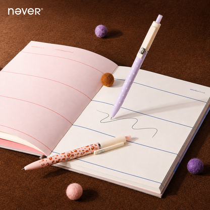 Star Marker Gel Pen Dot & Leopard Series (2 Pcs Set)