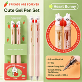 Snuggle Press Cute Animal Gel Pen Set (2 Pcs)