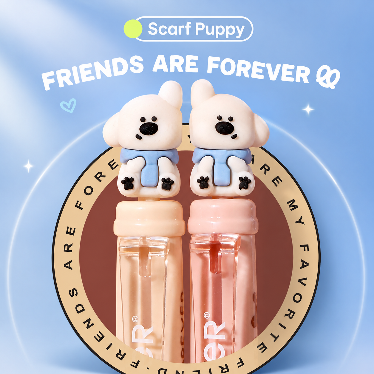 Snuggle Press Cute Animal Gel Pen Set (2 Pcs)
