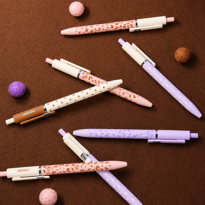 Star Marker Gel Pen Dot & Leopard Series (2 Pcs Set)