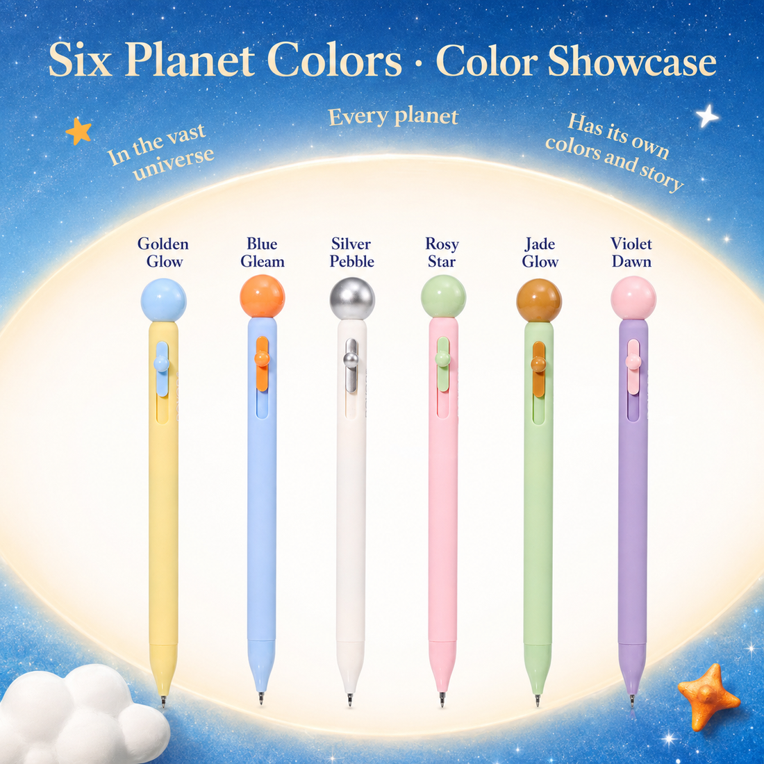 Planet Gel Pen Galaxy Candy Series