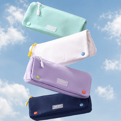Roll Pencil Case Multi-Layer Washable Pen Pouch