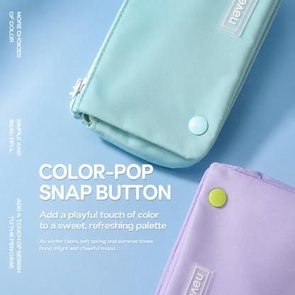 Roll Pencil Case Multi-Layer Washable Pen Pouch