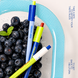 Blueberry Pie Color-Block Gel Pen Set (3 Pcs)
