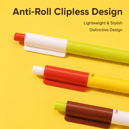Apple Pie Color-Block Gel Pen Set (3 Pcs)
