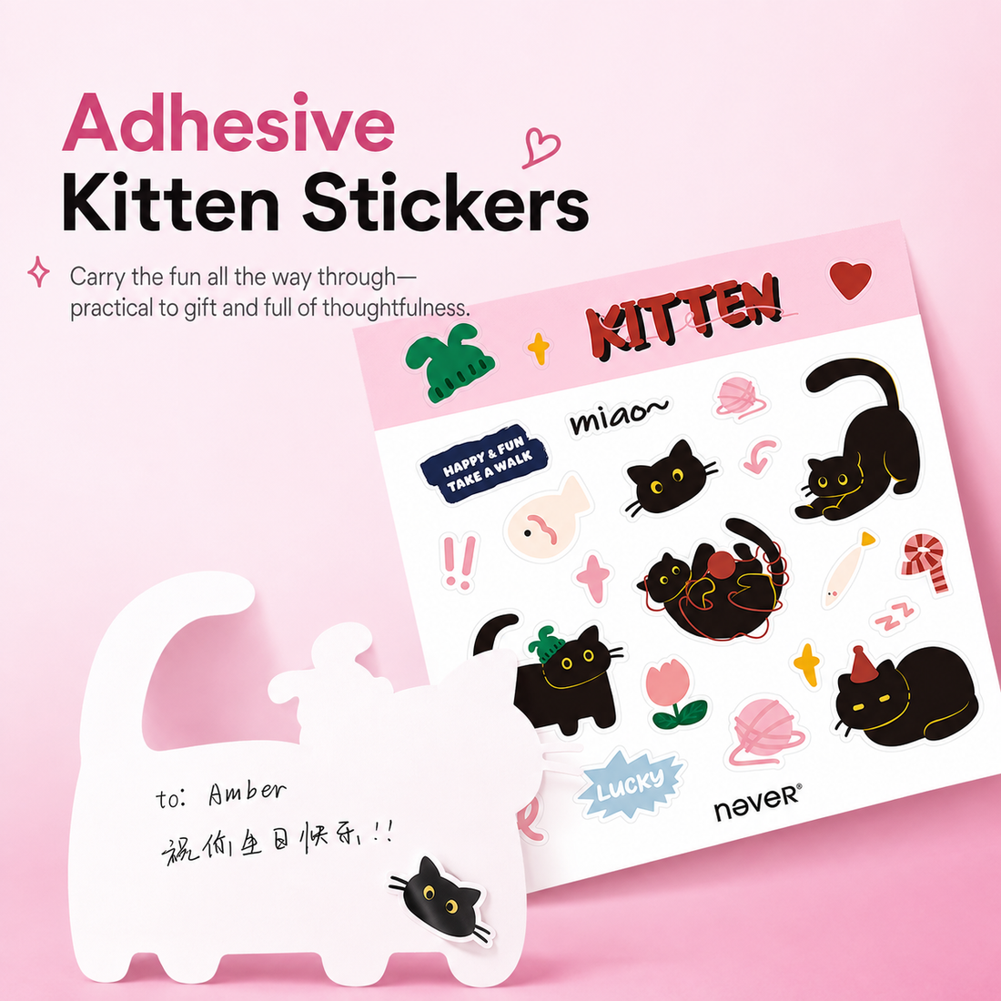 Yarn Kitten Aesthetic Stationery Gift Box Set (7 Items) by never - color option view for stationery gift set | Lumiyear