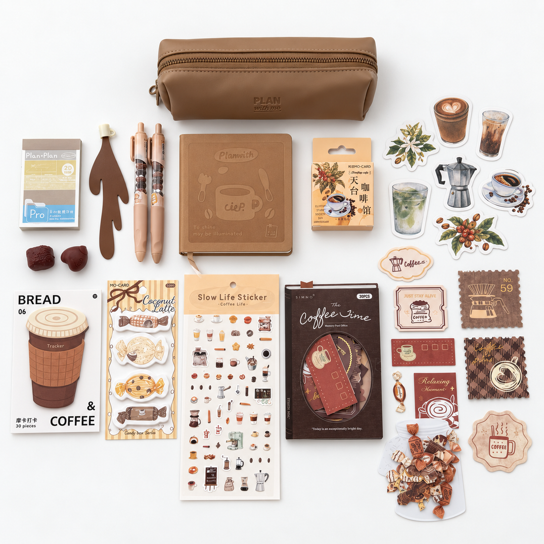 Cozy Coffee Time Stationery Gift Set