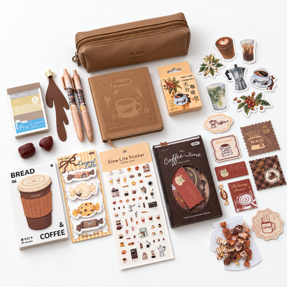 Cozy Coffee Time Stationery Gift Set