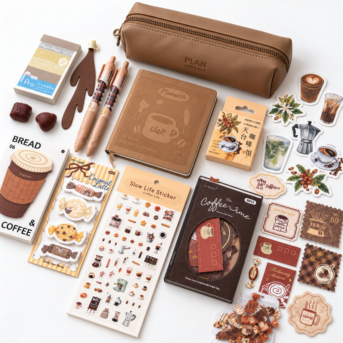 Cozy Coffee Time Stationery Gift Set