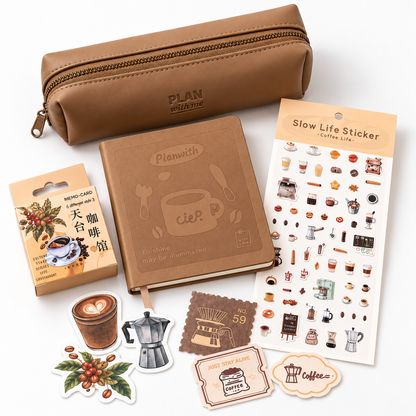 Cozy Coffee Time Stationery Gift Set