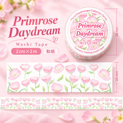 Floral Scenery Botanical Washi Tape (20mm x 2m)