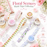 Floral Scenery Botanical Washi Tape (20mm x 2m)