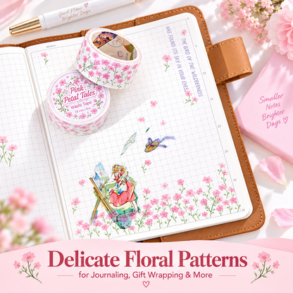 Floral Scenery Botanical Washi Tape (20mm x 2m)
