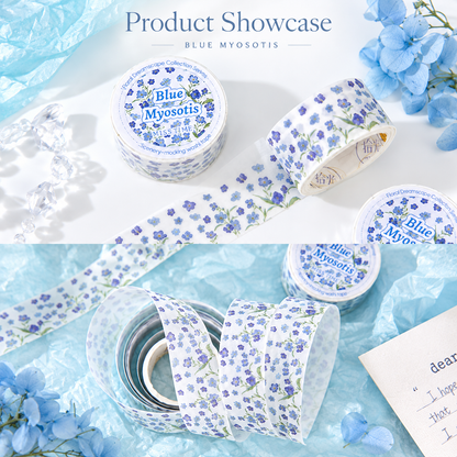 Floral Scenery Botanical Washi Tape (20mm x 2m)