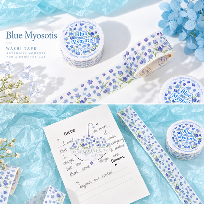 Floral Scenery Botanical Washi Tape (20mm x 2m)