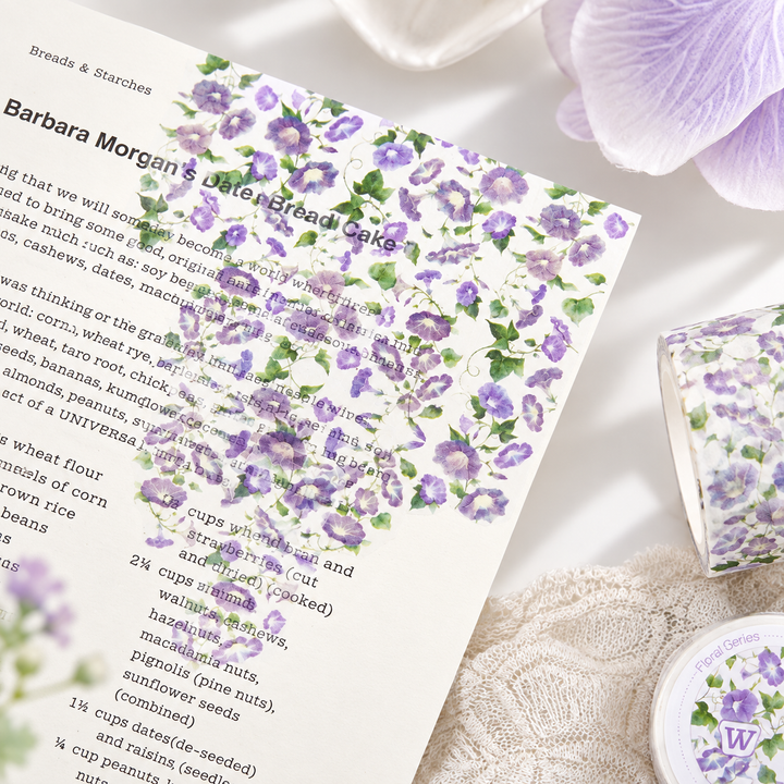 Floral Scenery Botanical Washi Tape (20mm x 2m)