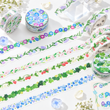 Flower Vine Story Glitter PET Tape (15mm x 2m)