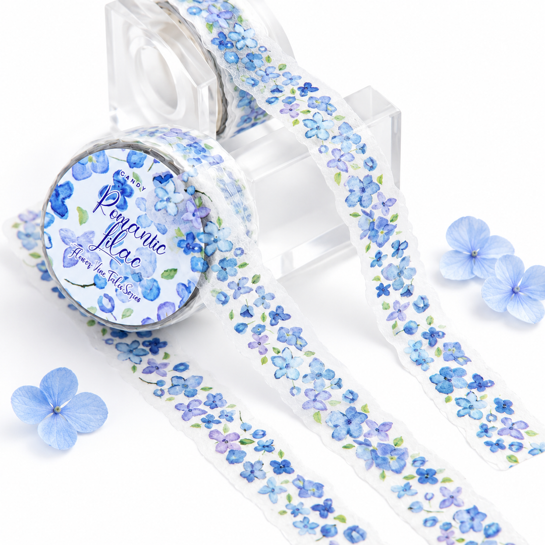 Flower Vine Story Glitter PET Tape (15mm x 2m)