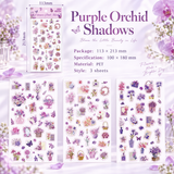 Wandering Blossom PET Floral Sticker Pack (3 Sheets)