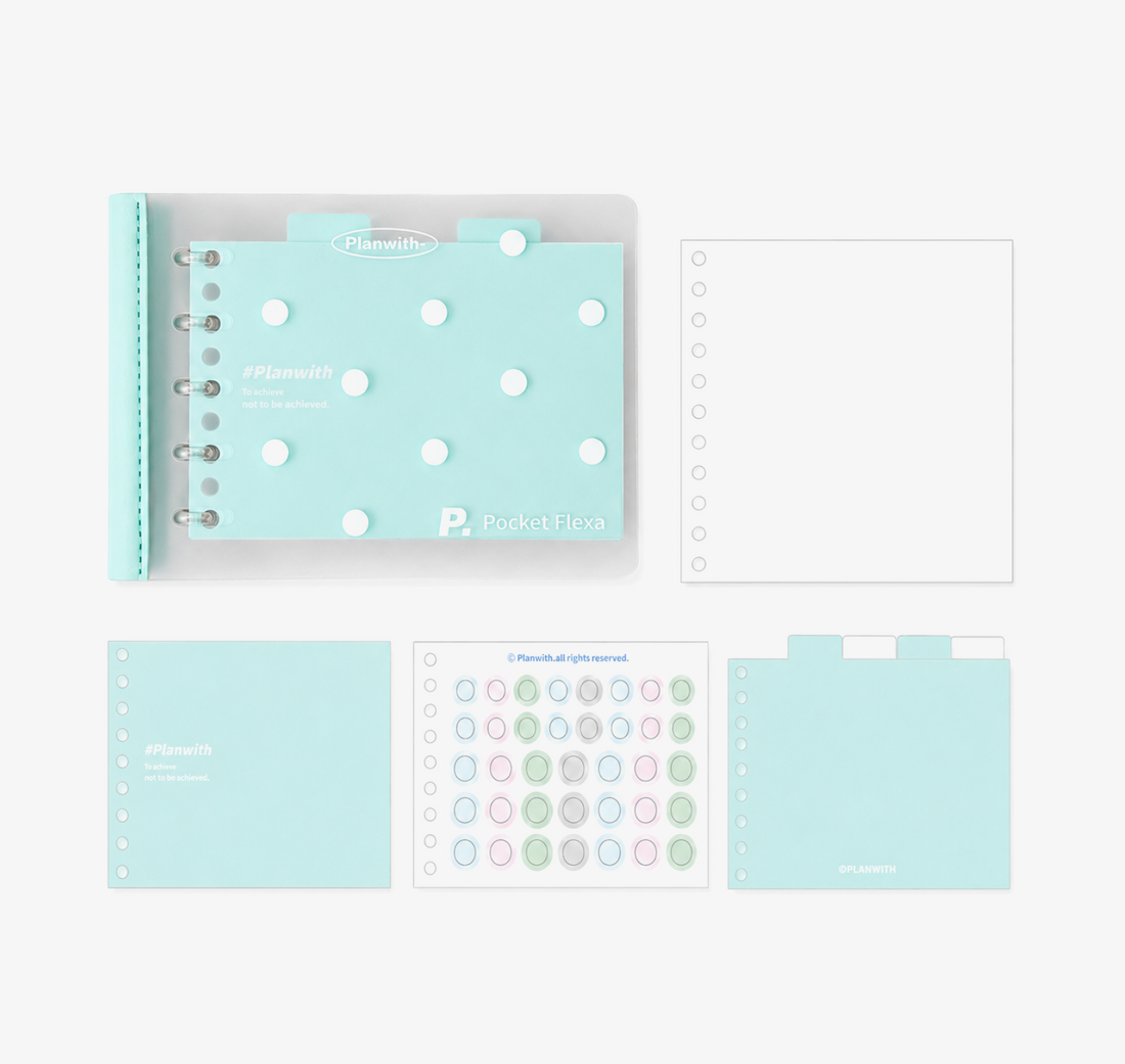 Planwith Pastel Series B7 Mini Loose-Leaf Notebook