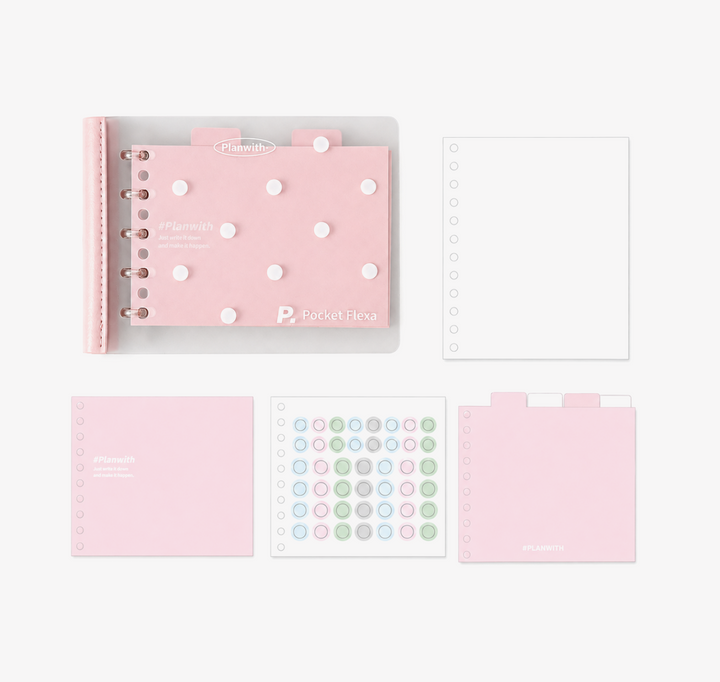 Planwith Pastel Series B7 Mini Loose-Leaf Notebook