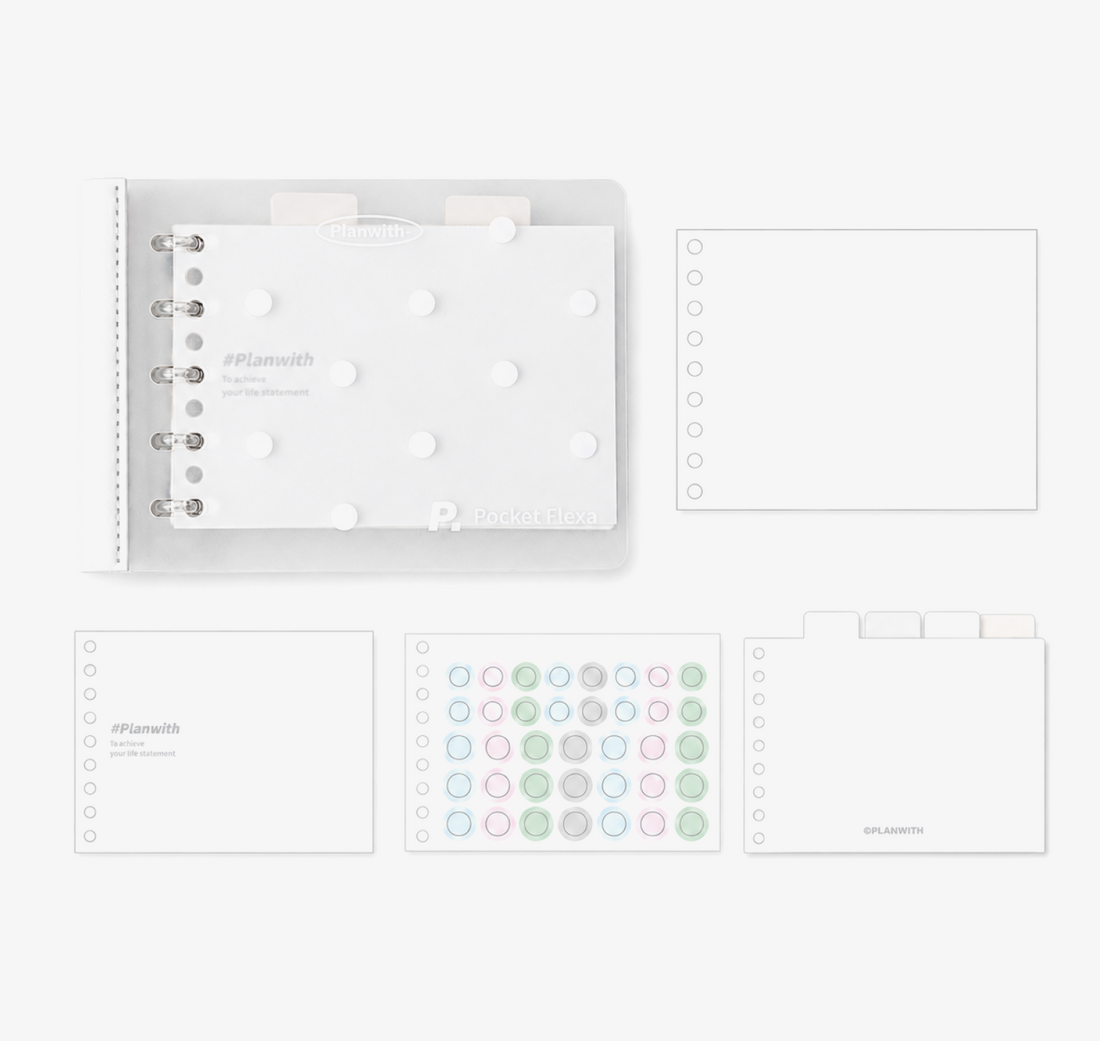 Planwith Pastel Series B7 Mini Loose-Leaf Notebook